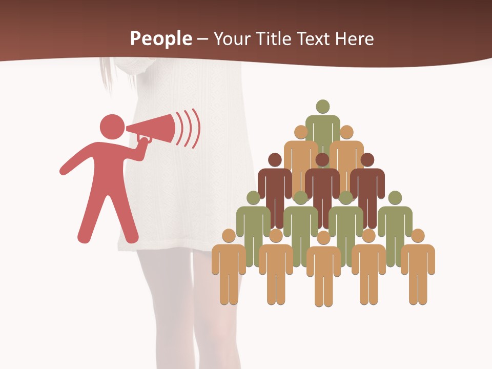 People Young Whiteboard PowerPoint Template