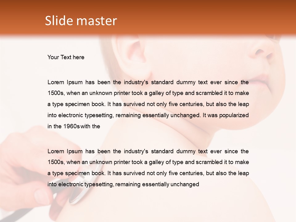 Health Child Lifestyle PowerPoint Template