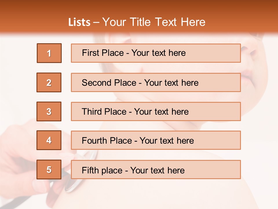 Health Child Lifestyle PowerPoint Template