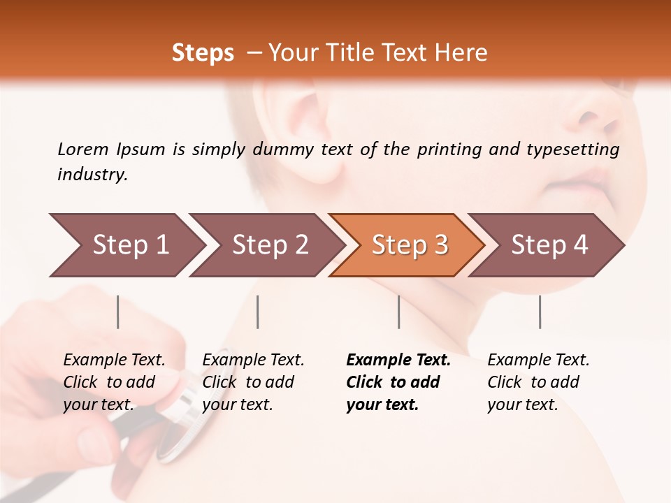 Health Child Lifestyle PowerPoint Template