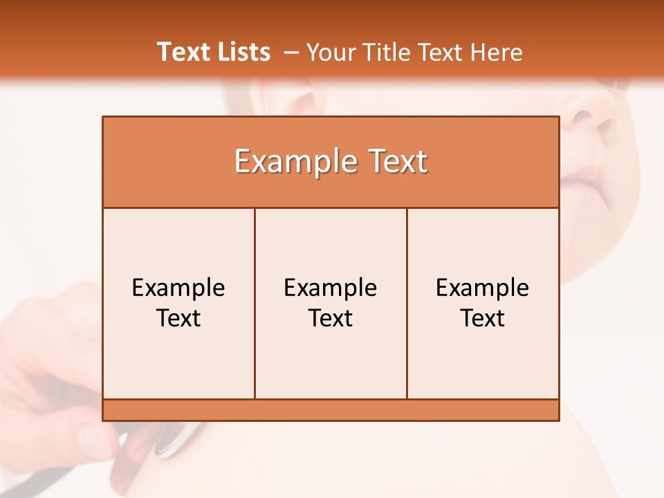 Health Child Lifestyle PowerPoint Template