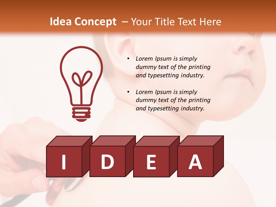 Health Child Lifestyle PowerPoint Template