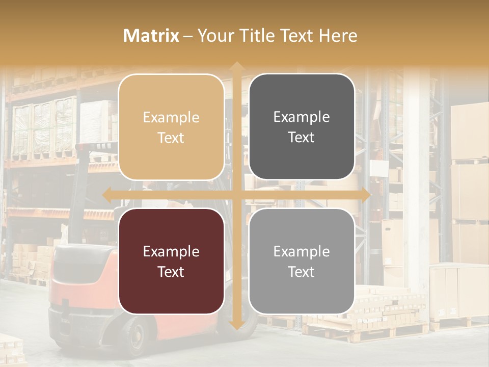 Rack Arrangement Worker Store PowerPoint Template