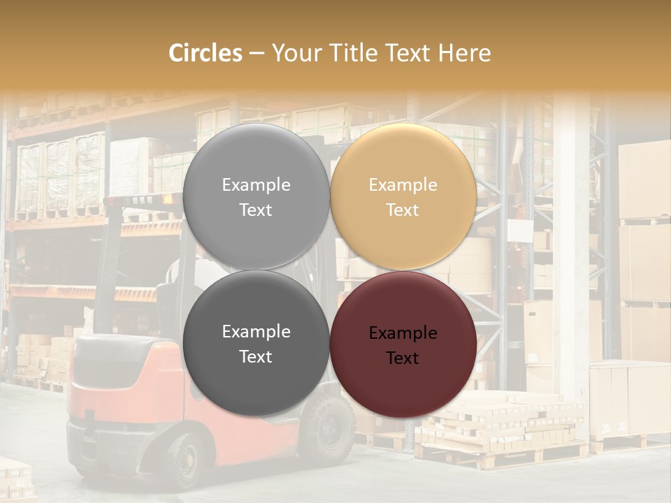 Rack Arrangement Worker Store PowerPoint Template