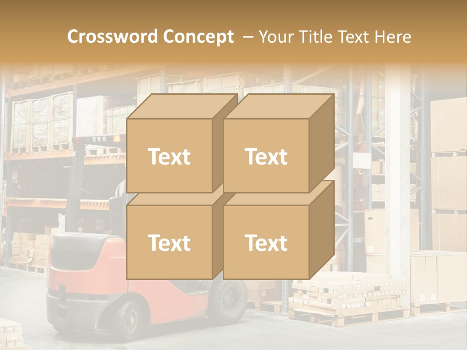 Rack Arrangement Worker Store PowerPoint Template