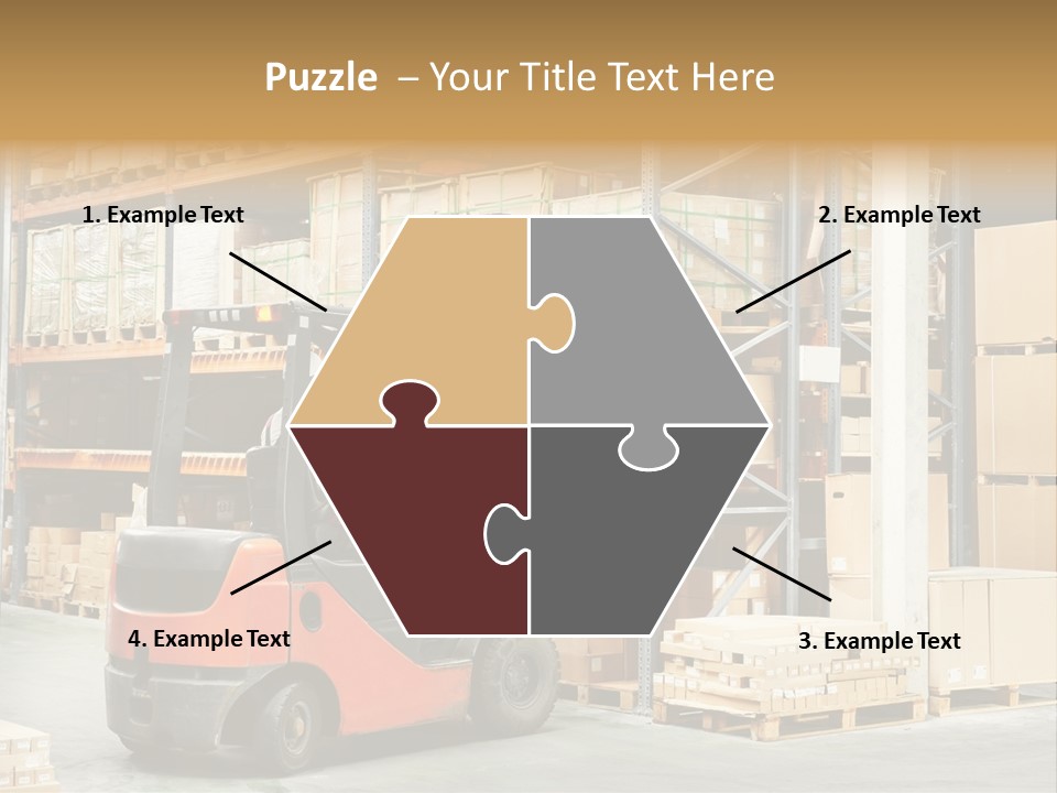 Rack Arrangement Worker Store PowerPoint Template
