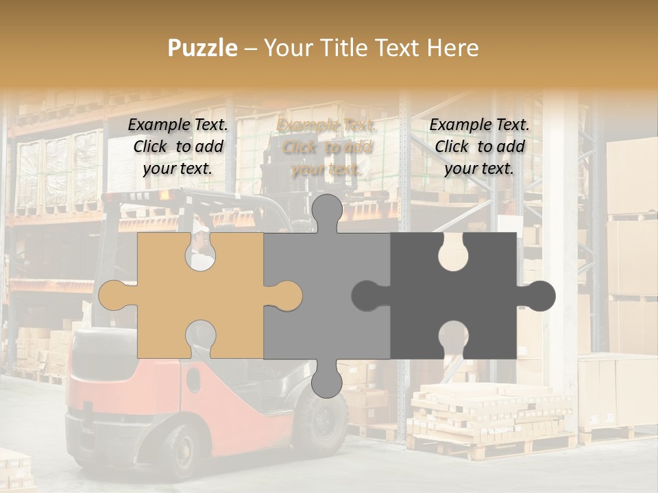 Rack Arrangement Worker Store PowerPoint Template