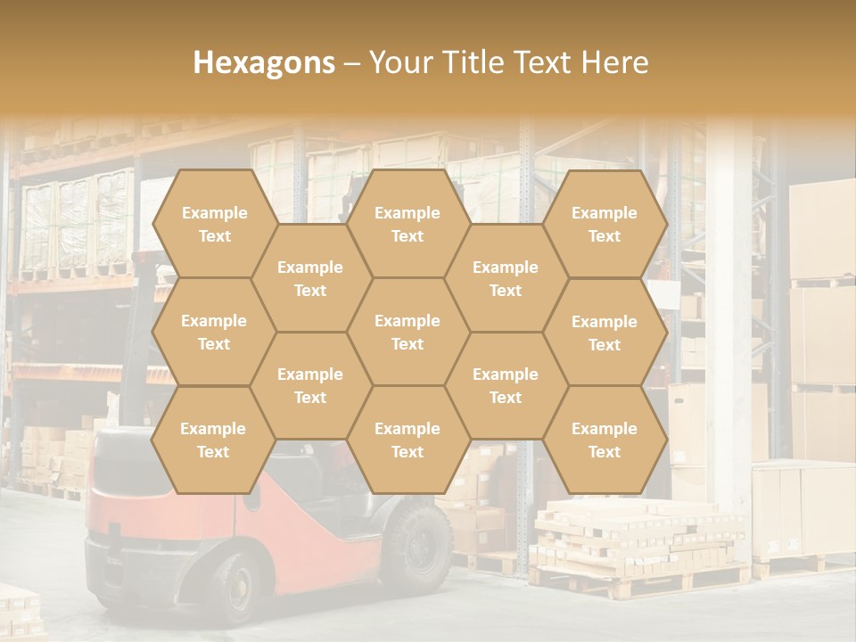 Rack Arrangement Worker Store PowerPoint Template