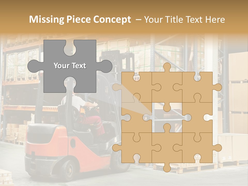 Rack Arrangement Worker Store PowerPoint Template