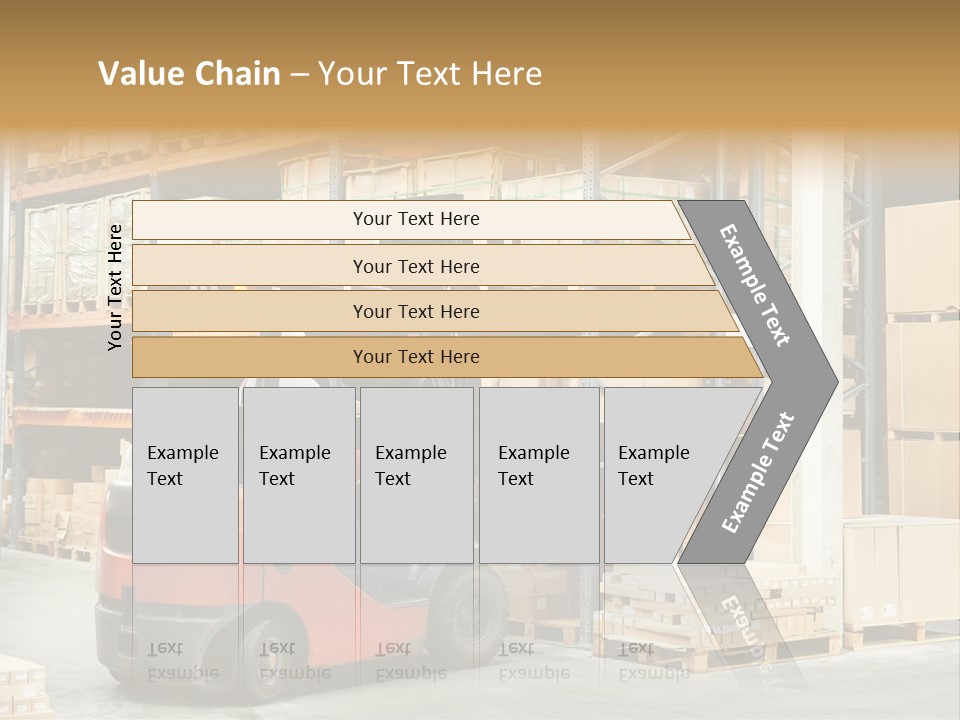 Rack Arrangement Worker Store PowerPoint Template
