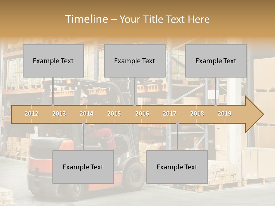 Rack Arrangement Worker Store PowerPoint Template
