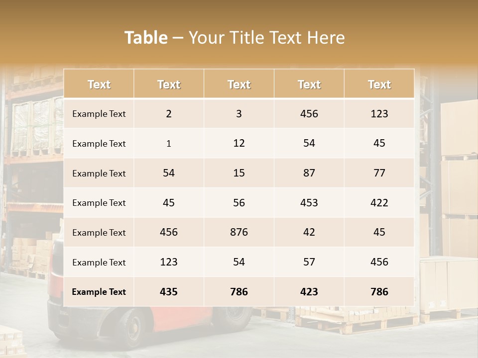 Rack Arrangement Worker Store PowerPoint Template