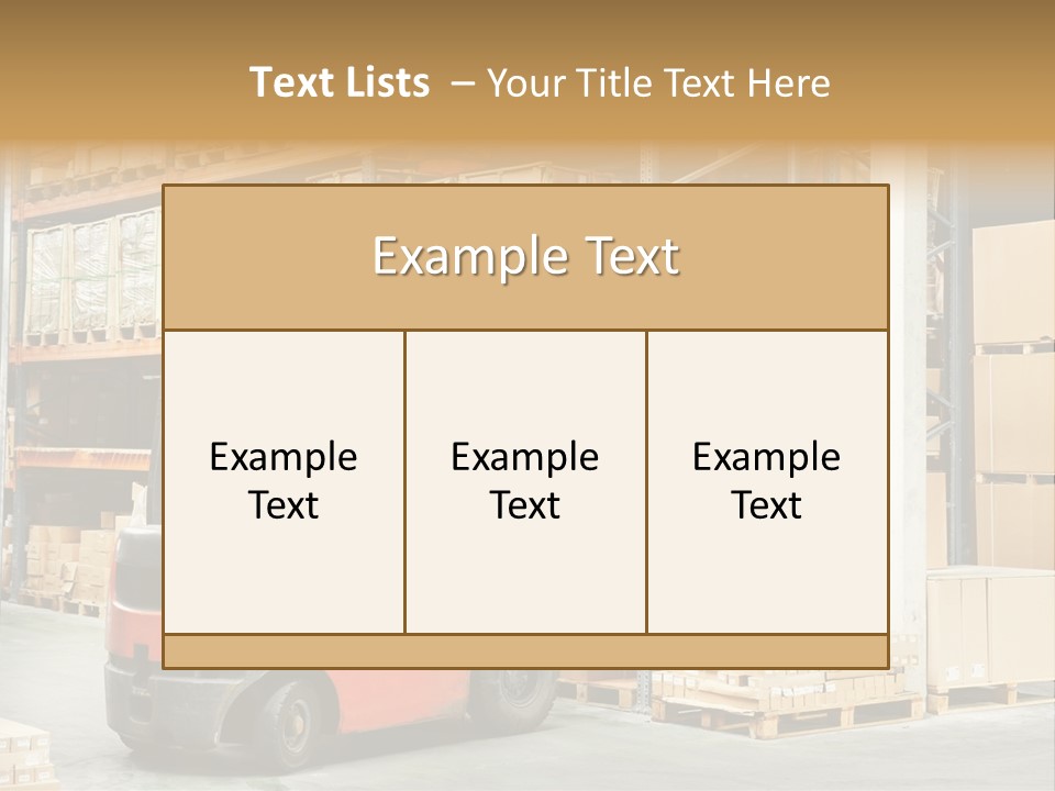 Rack Arrangement Worker Store PowerPoint Template