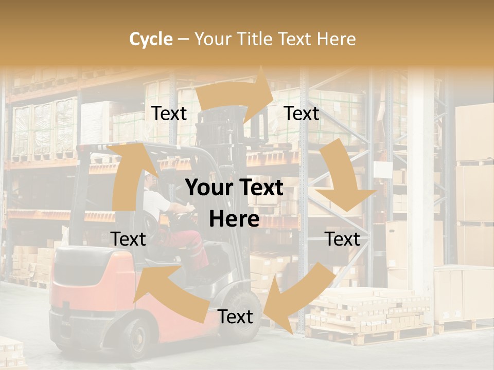 Rack Arrangement Worker Store PowerPoint Template