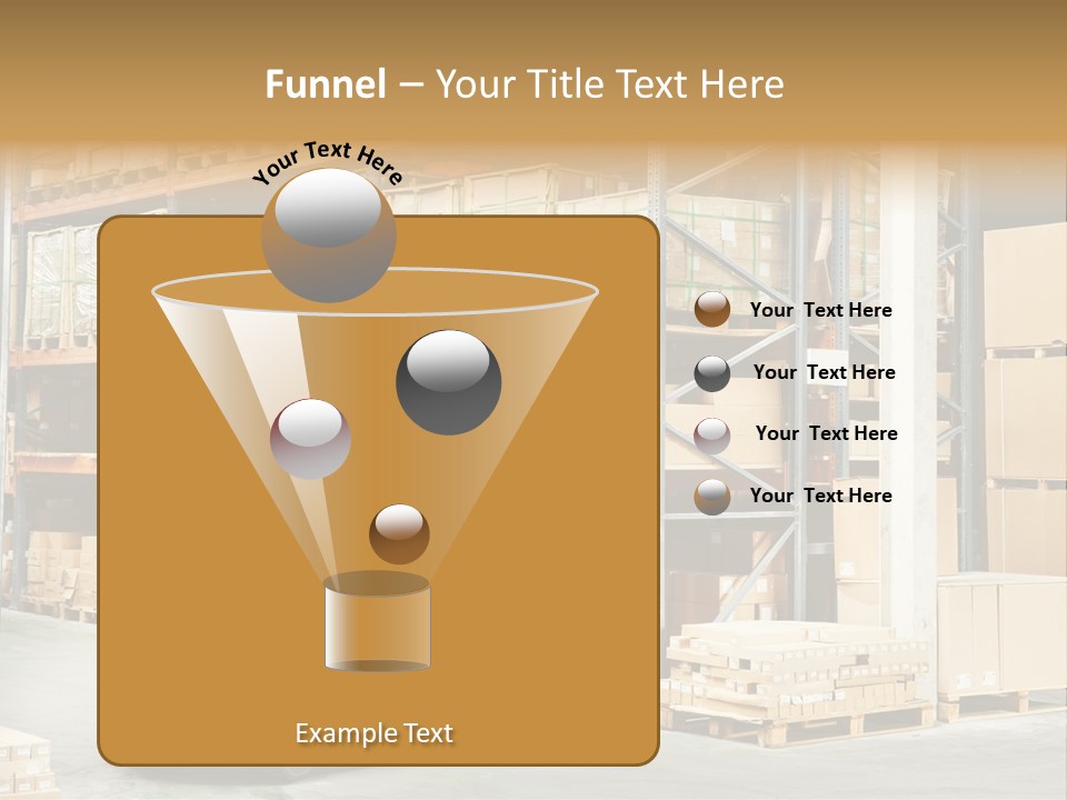 Rack Arrangement Worker Store PowerPoint Template