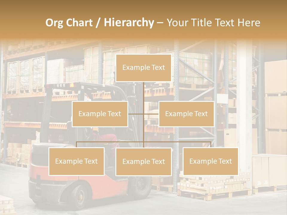 Rack Arrangement Worker Store PowerPoint Template