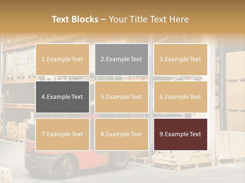 Rack Arrangement Worker Store PowerPoint Template
