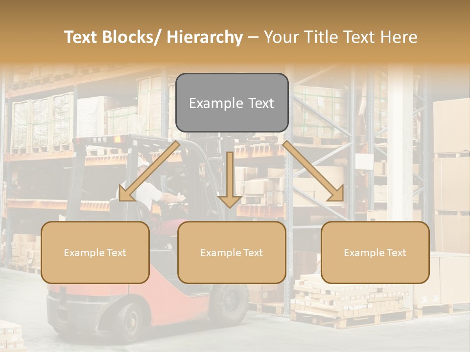 Rack Arrangement Worker Store PowerPoint Template