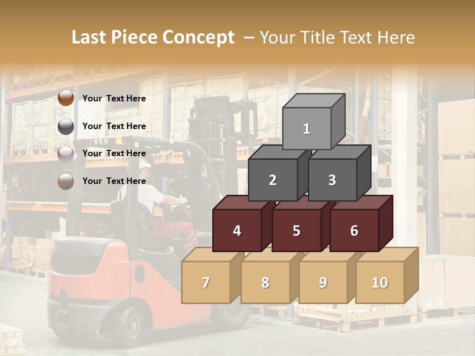 Rack Arrangement Worker Store PowerPoint Template