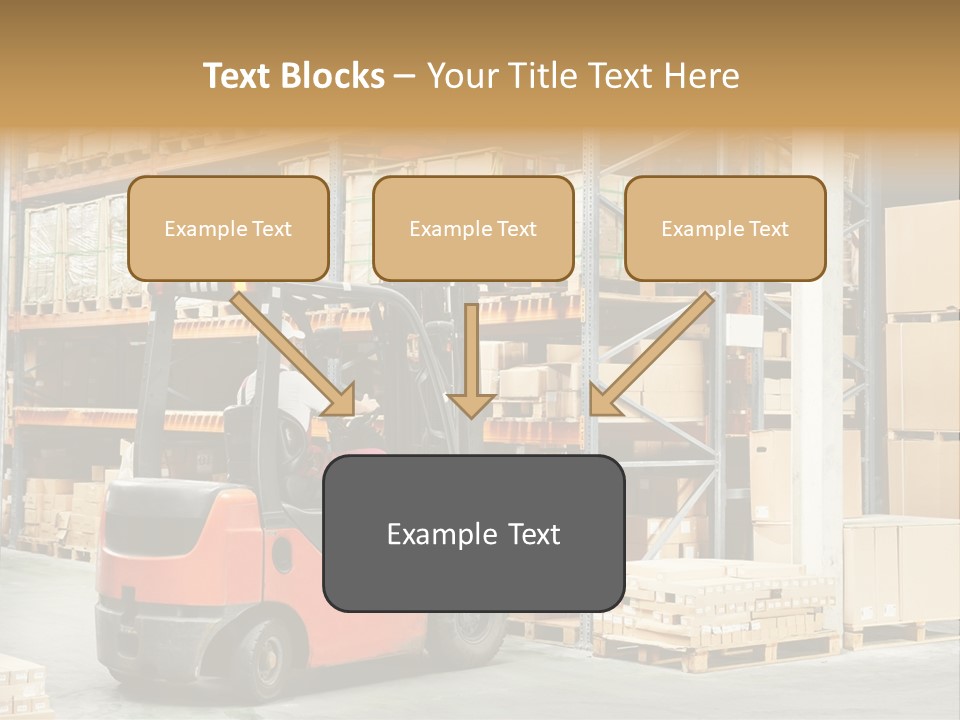 Rack Arrangement Worker Store PowerPoint Template