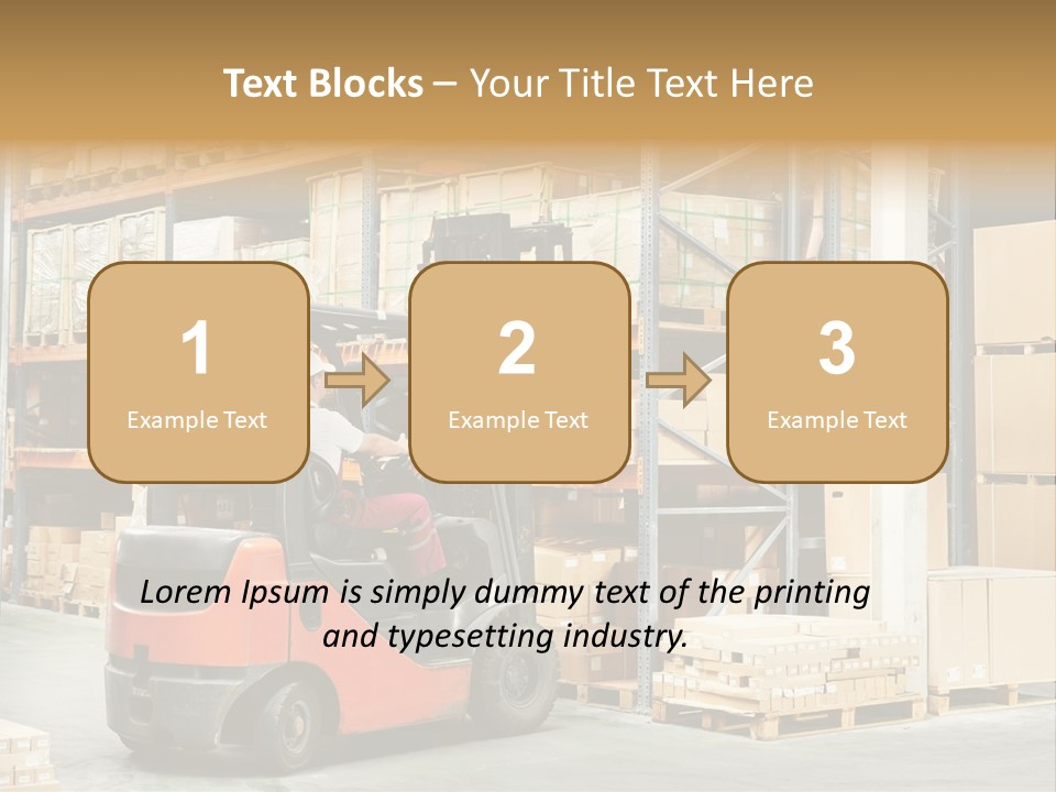Rack Arrangement Worker Store PowerPoint Template