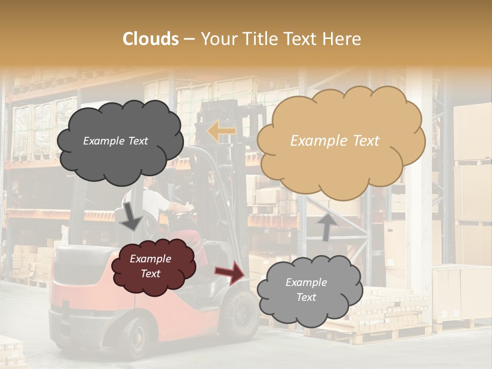 Rack Arrangement Worker Store PowerPoint Template