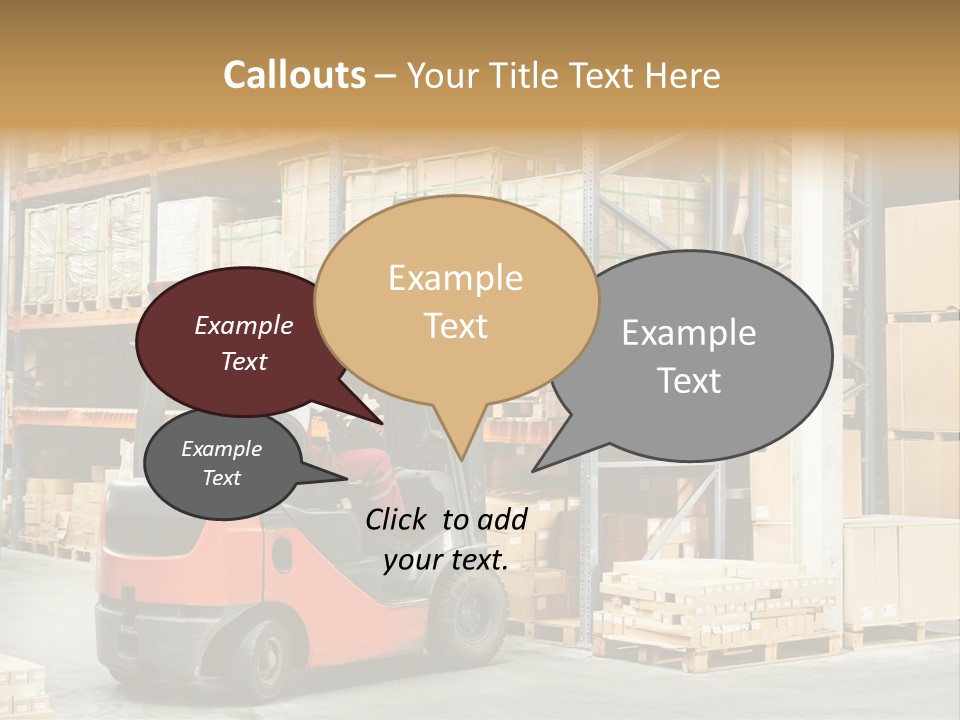 Rack Arrangement Worker Store PowerPoint Template