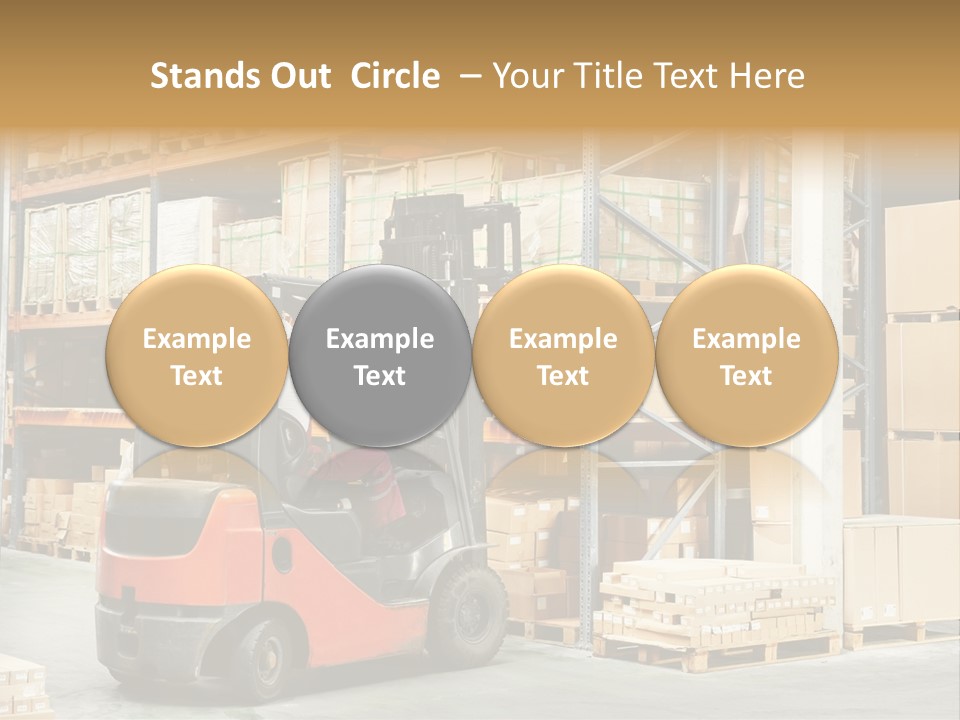 Rack Arrangement Worker Store PowerPoint Template