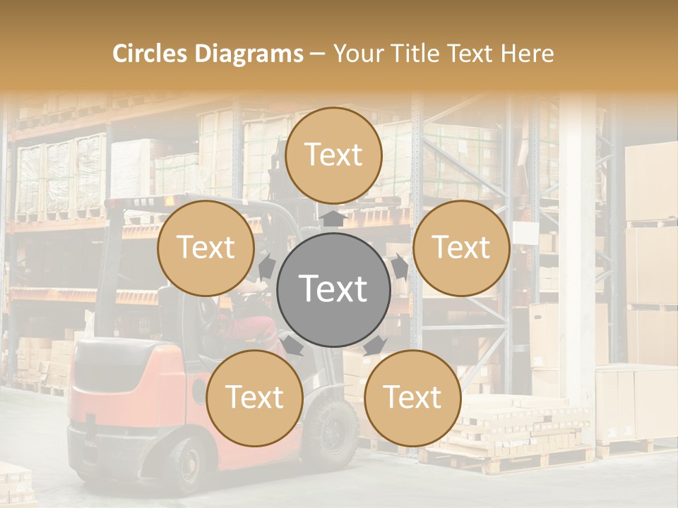 Rack Arrangement Worker Store PowerPoint Template