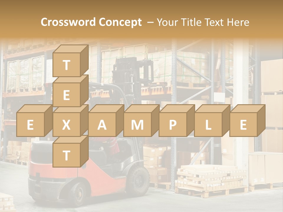 Rack Arrangement Worker Store PowerPoint Template
