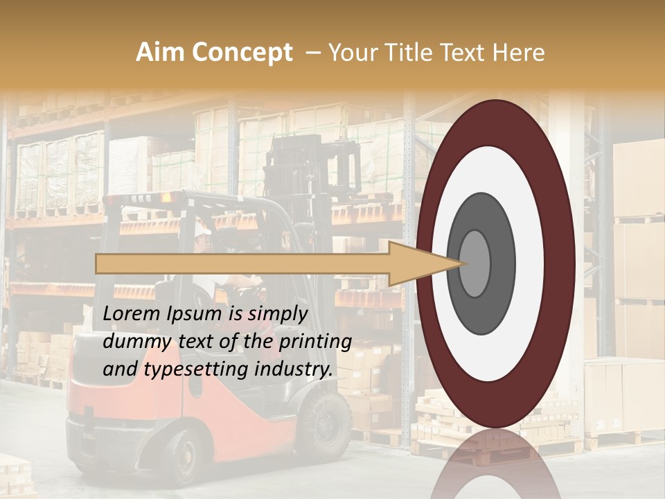 Rack Arrangement Worker Store PowerPoint Template