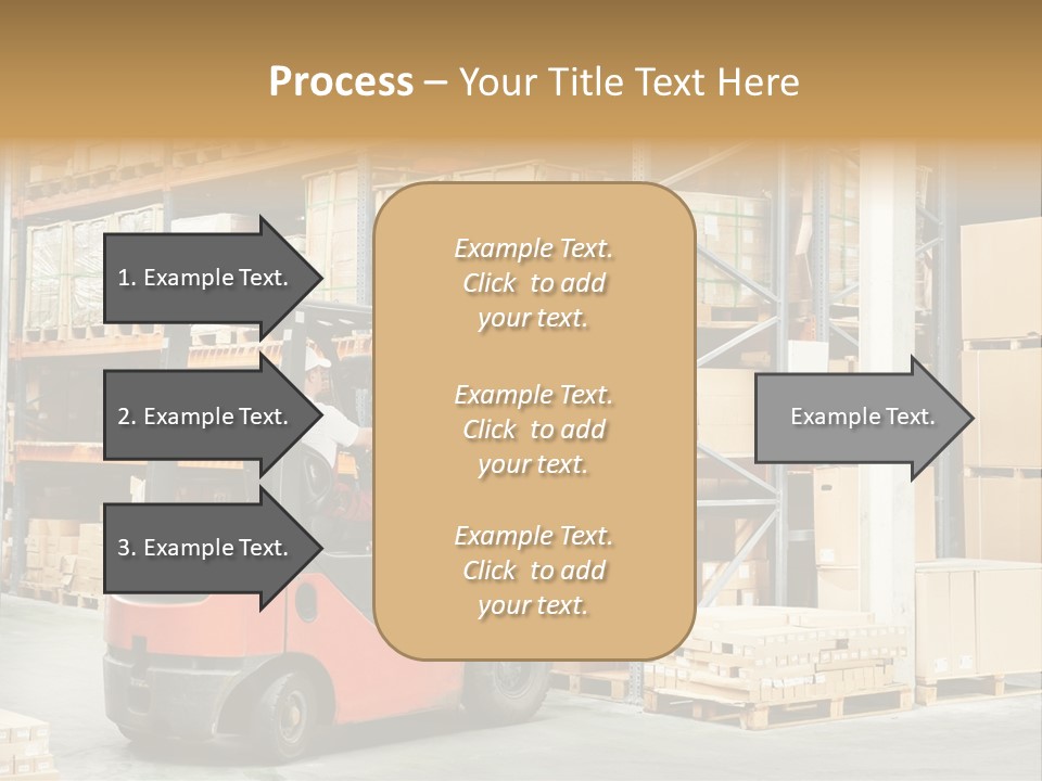 Rack Arrangement Worker Store PowerPoint Template
