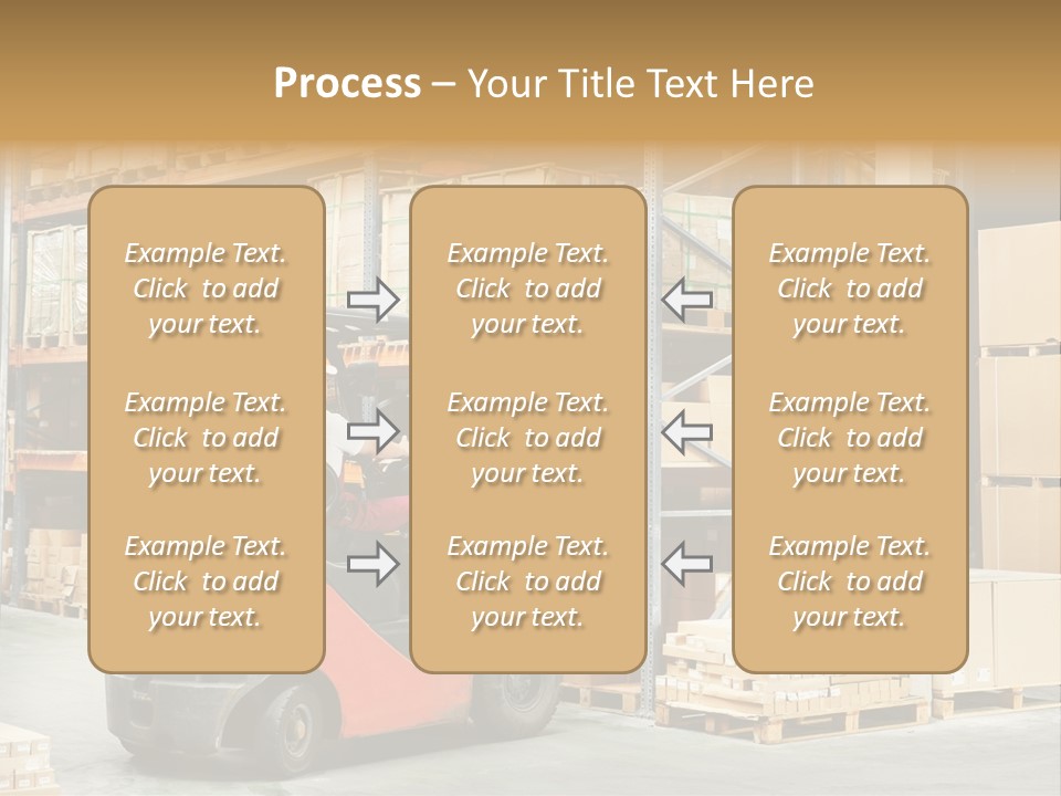 Rack Arrangement Worker Store PowerPoint Template