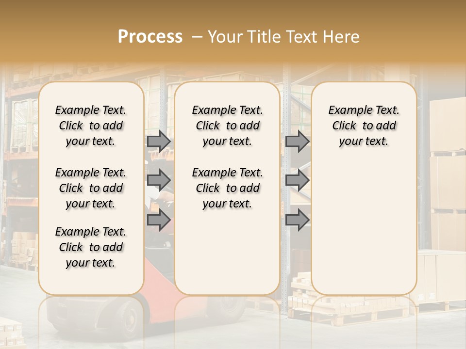 Rack Arrangement Worker Store PowerPoint Template
