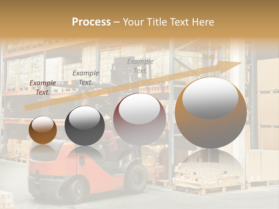 Rack Arrangement Worker Store PowerPoint Template