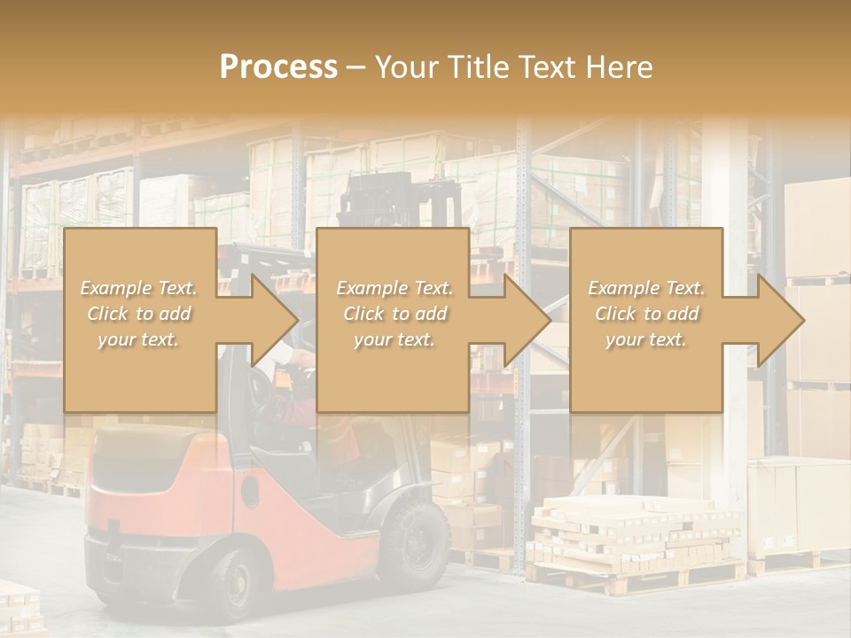Rack Arrangement Worker Store PowerPoint Template