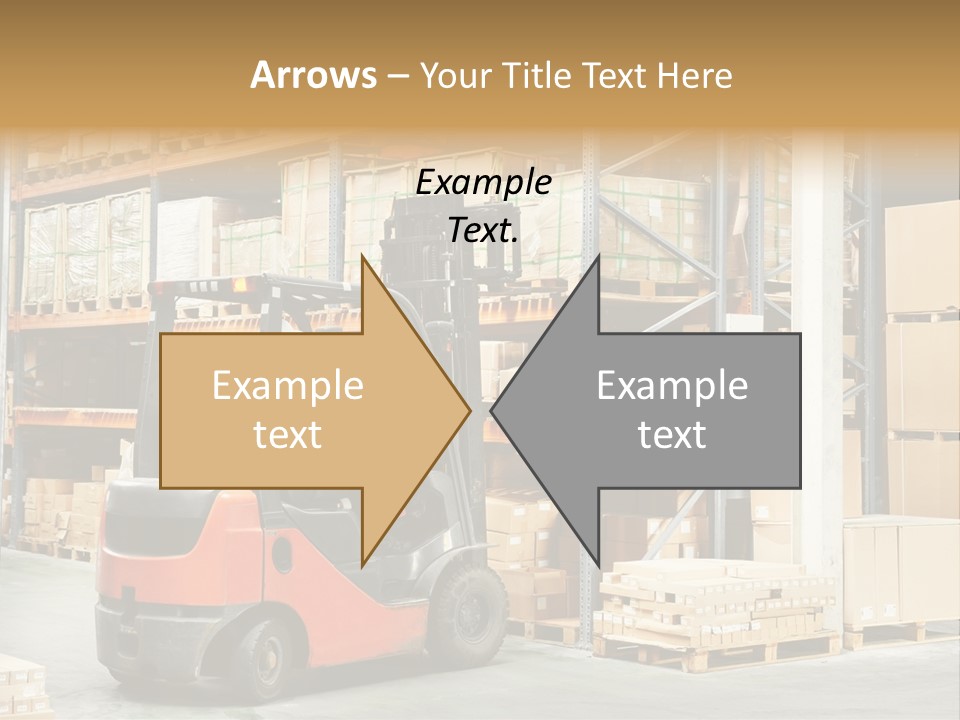 Rack Arrangement Worker Store PowerPoint Template