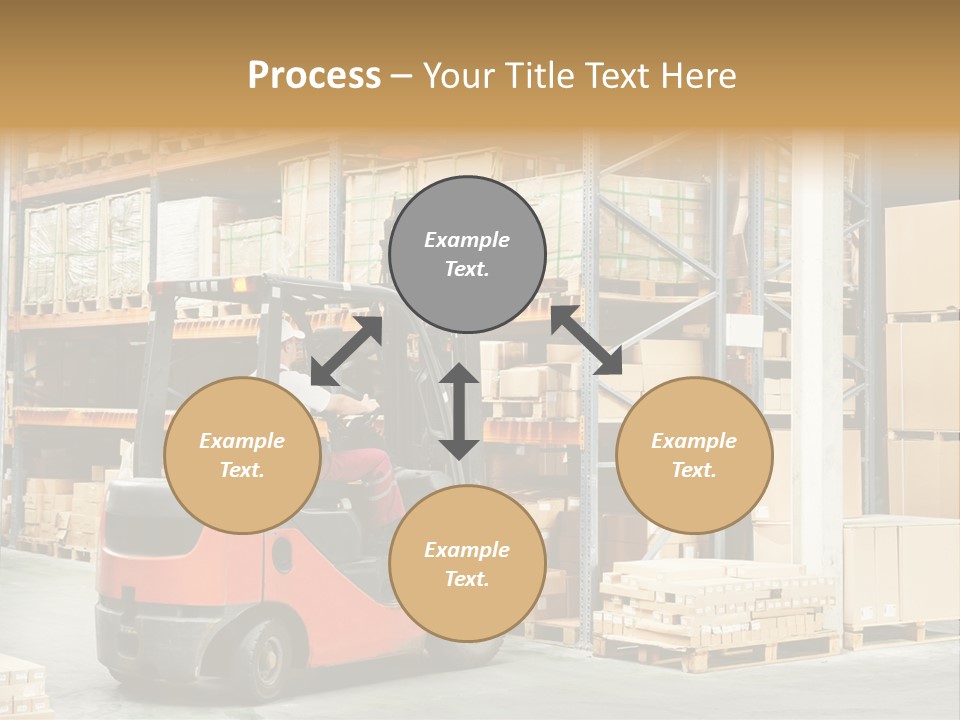 Rack Arrangement Worker Store PowerPoint Template