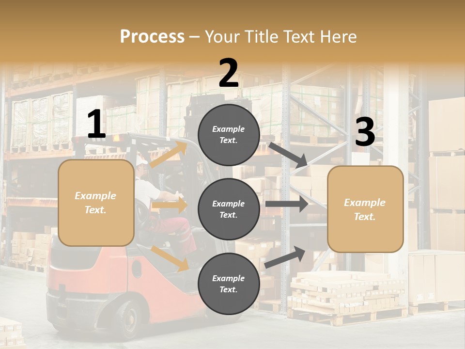Rack Arrangement Worker Store PowerPoint Template