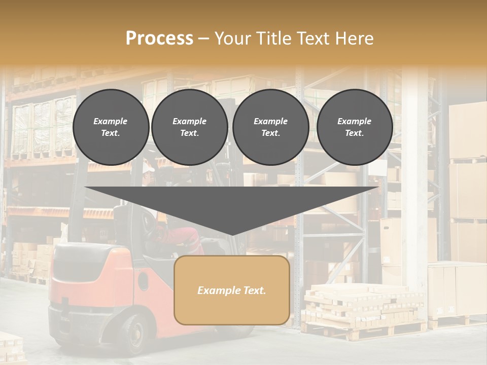 Rack Arrangement Worker Store PowerPoint Template