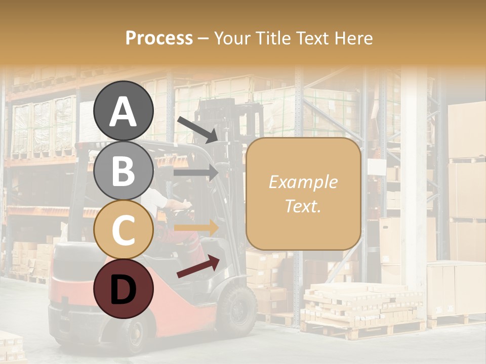 Rack Arrangement Worker Store PowerPoint Template