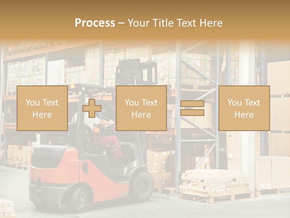 Rack Arrangement Worker Store PowerPoint Template
