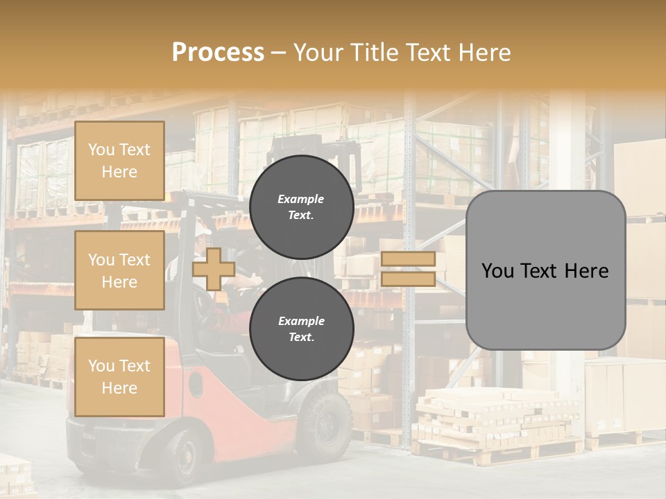 Rack Arrangement Worker Store PowerPoint Template