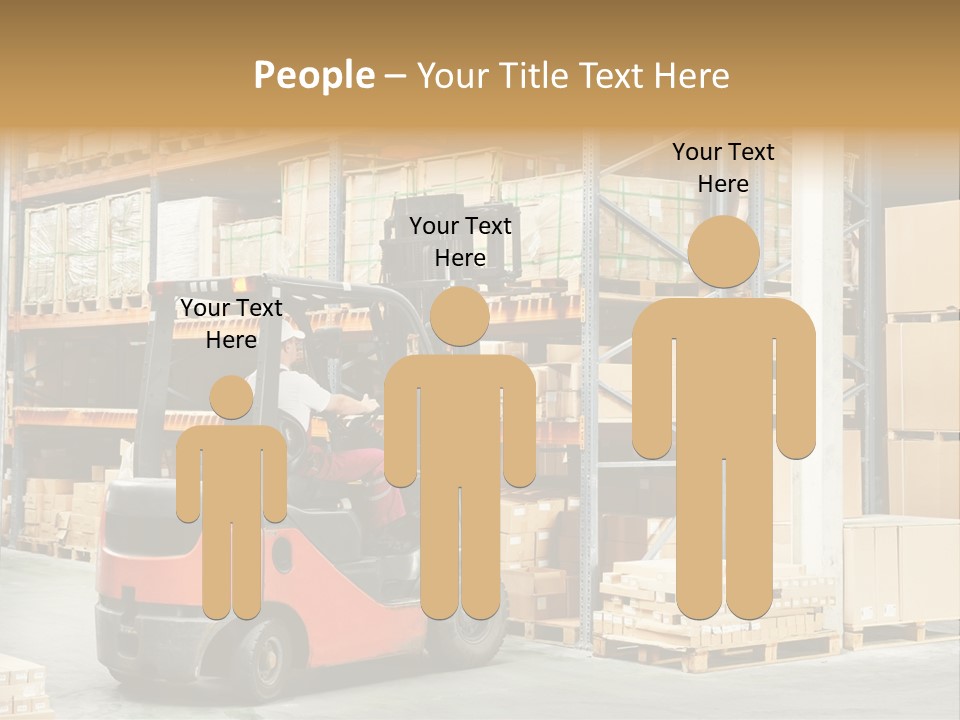 Rack Arrangement Worker Store PowerPoint Template