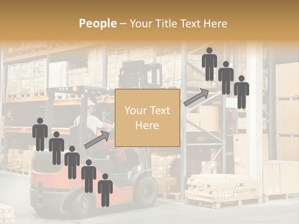 Rack Arrangement Worker Store PowerPoint Template