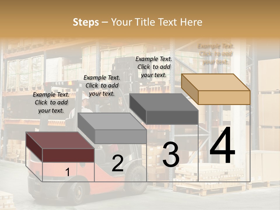 Rack Arrangement Worker Store PowerPoint Template