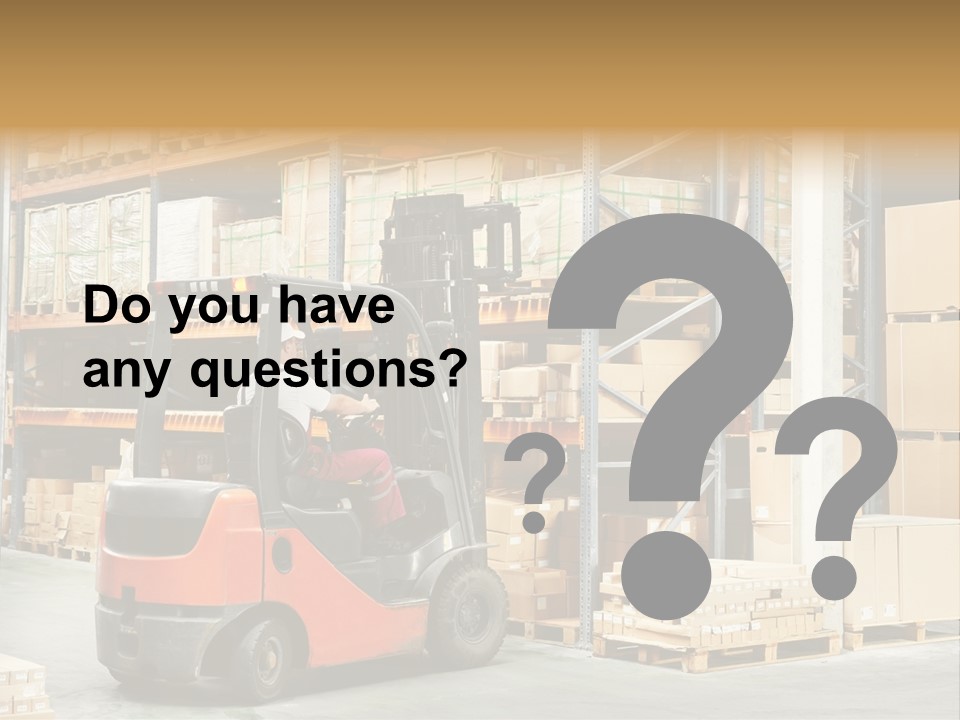 Rack Arrangement Worker Store PowerPoint Template