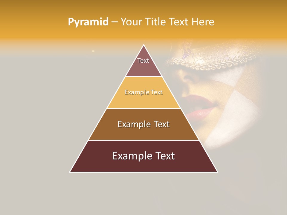 Mysterious Mouth Close Up PowerPoint Template