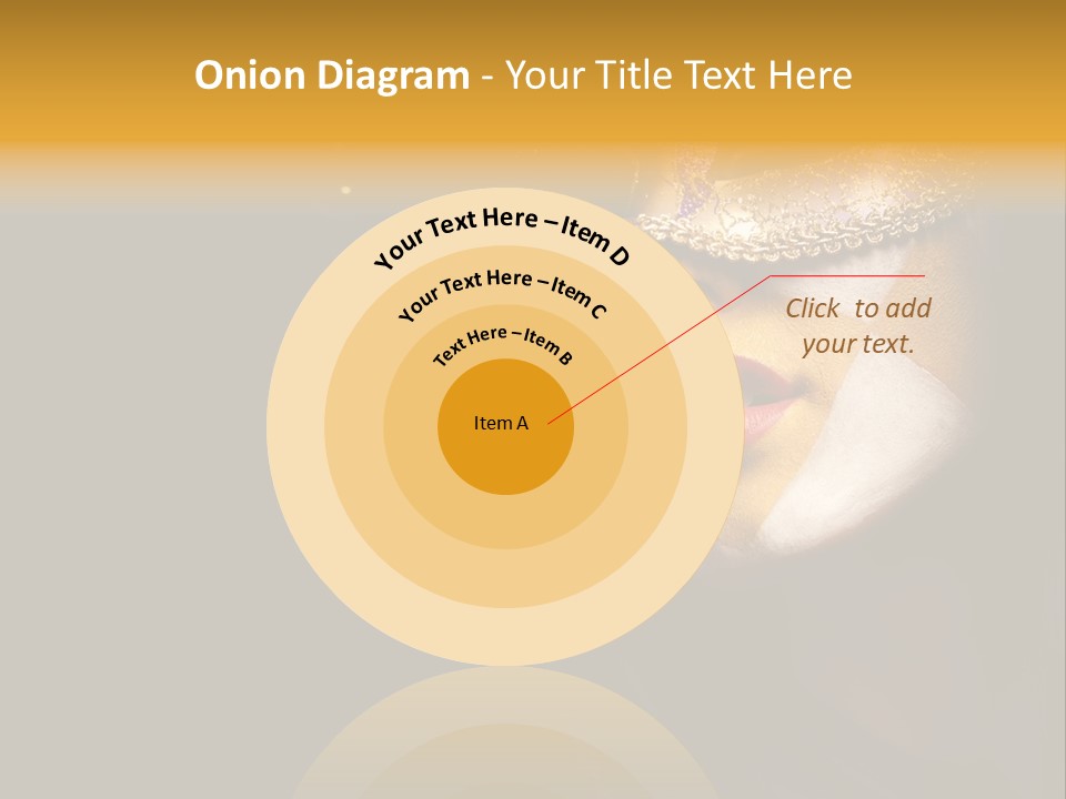 Mysterious Mouth Close Up PowerPoint Template