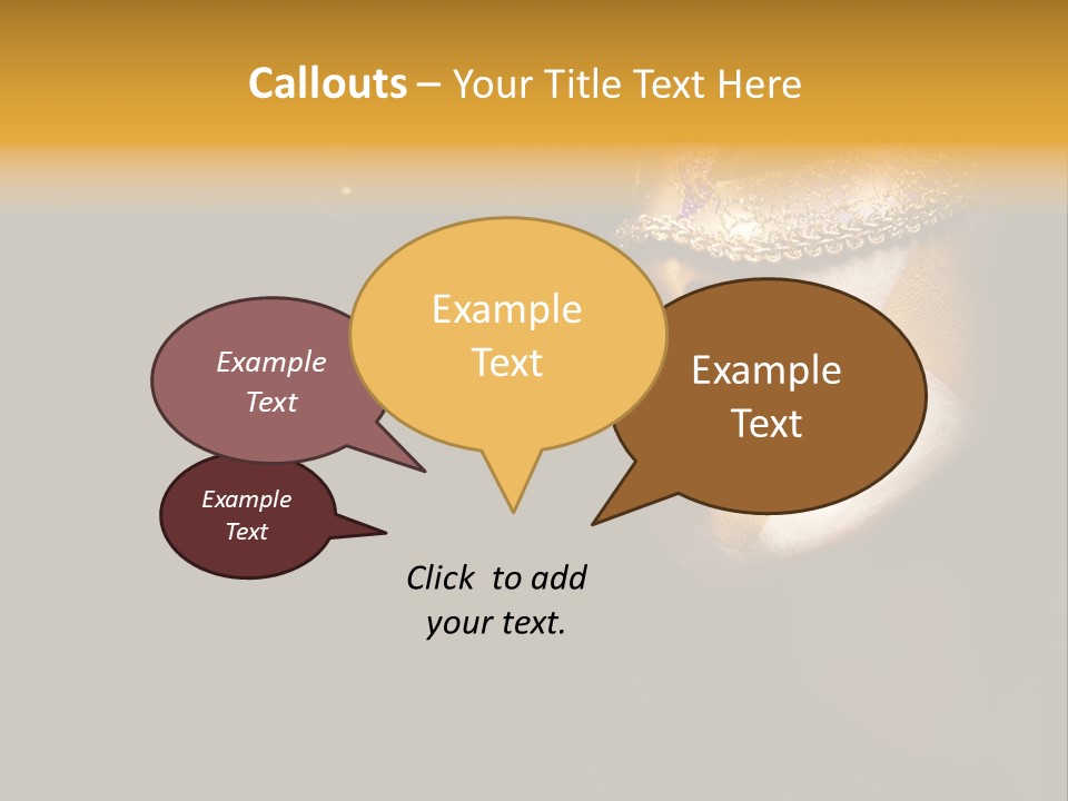 Mysterious Mouth Close Up PowerPoint Template